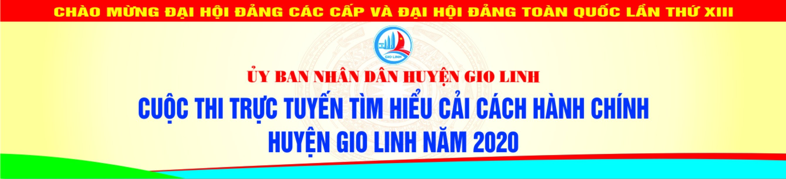 Cuộc thi trực tuyến tìm hiểu cải cách hành chính Huyện Gio Linh năm 2020